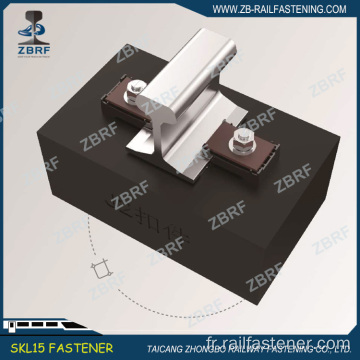 Système de fixation par clip pour rail J2